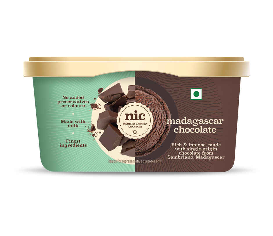 NIC Madagascar Ice Cream Tub | Preservative Free | No Artificial Flavors