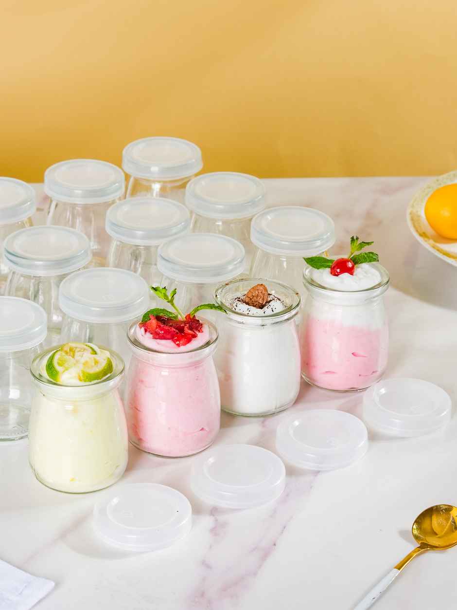 Nestasia Glass Airtight Container Set Of 16 100ml