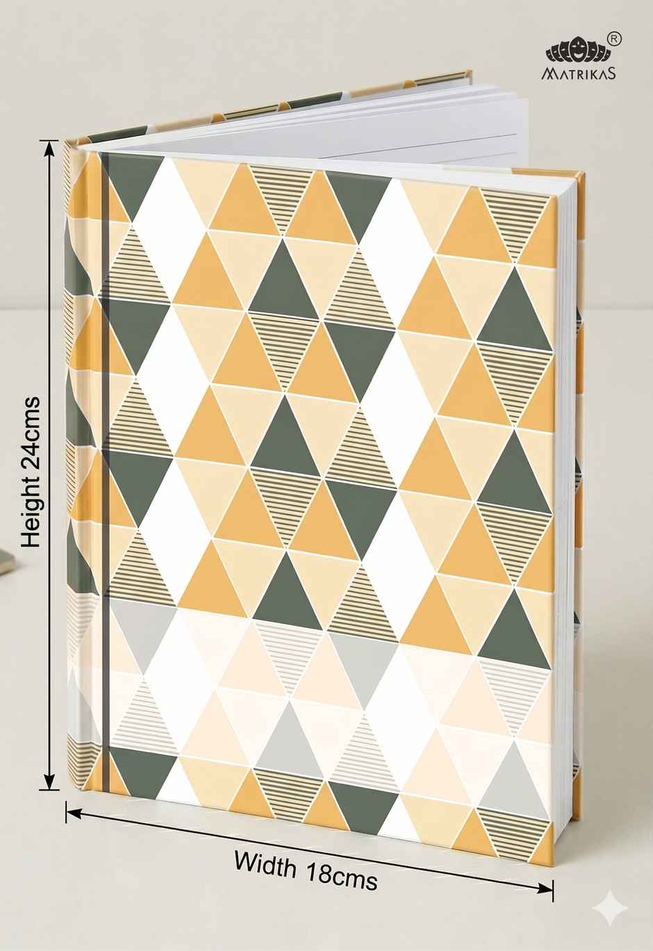 Matrikas Panache 3 Subject Notebook | Ruled|Hardbound | B5 Size | 240 Pages