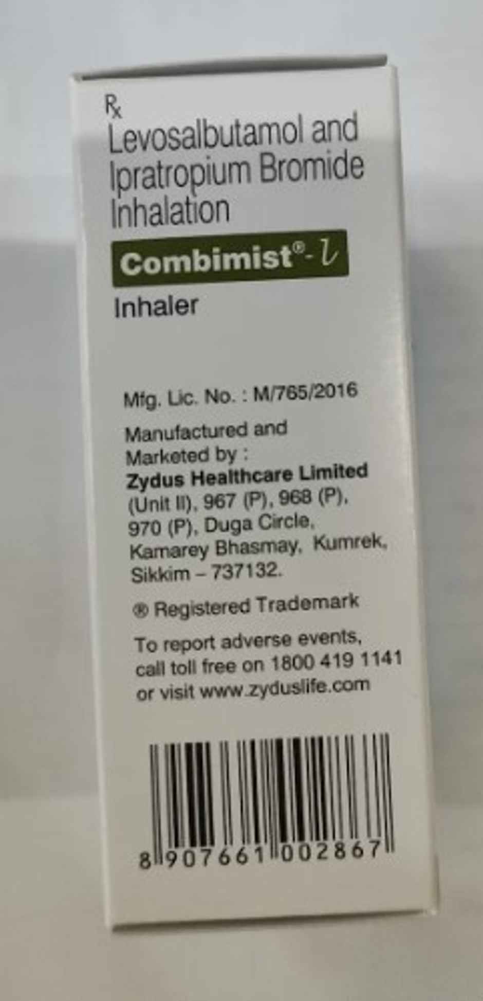 Combimist-L CFC Free Inhaler