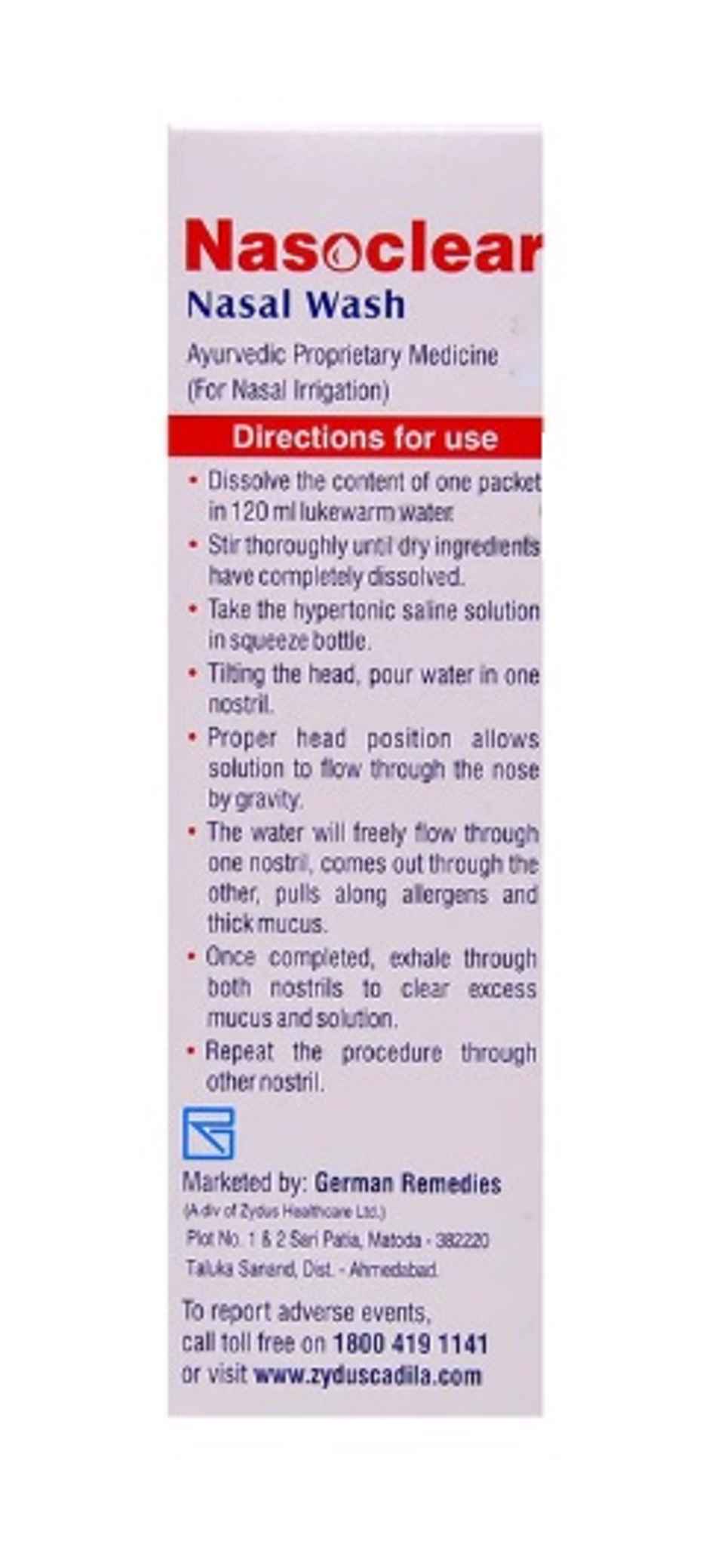 Nasoclear 3g Nasal Wash Sachet
