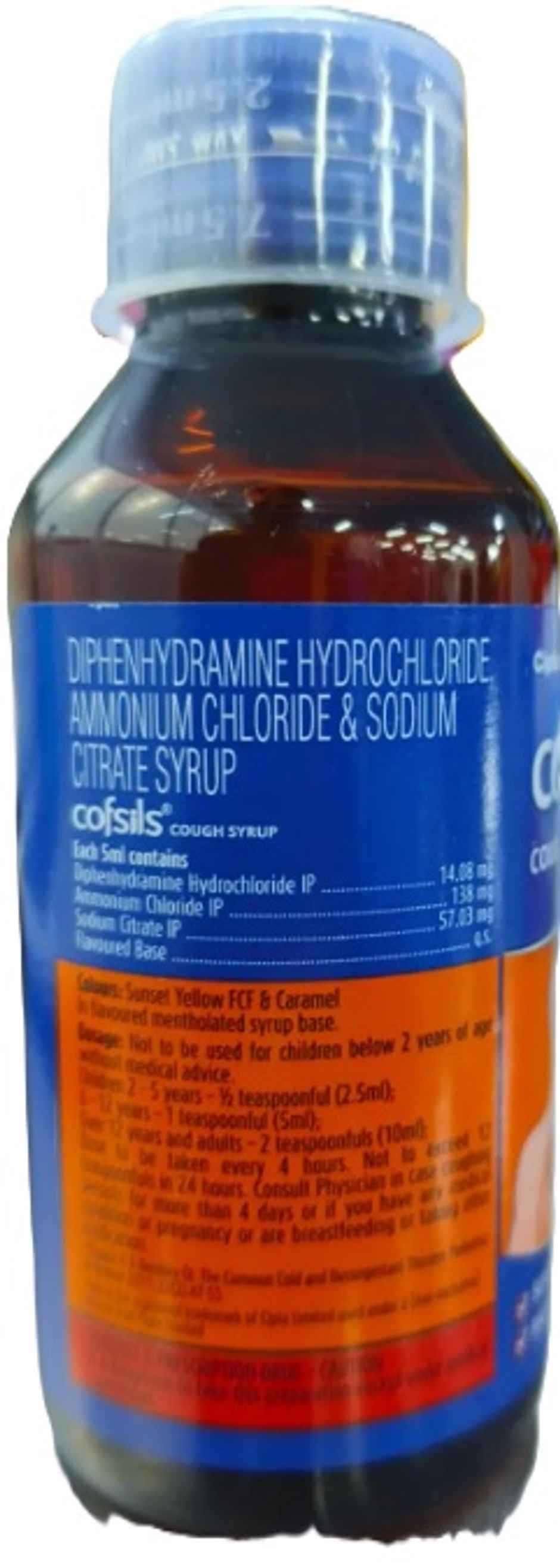Cofsils Sugar Free Cough Syrup