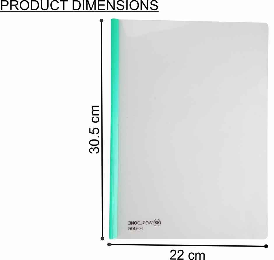 Worldone Slide Grip Binder File (10Mm Sliding Bar) (Colour May Vary)