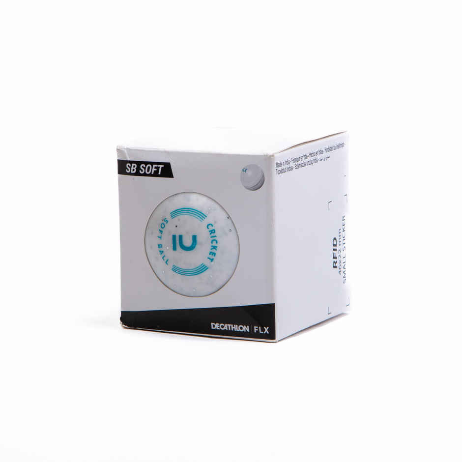 Decathlon FLX Synthetic Soft Cricket Ball | White