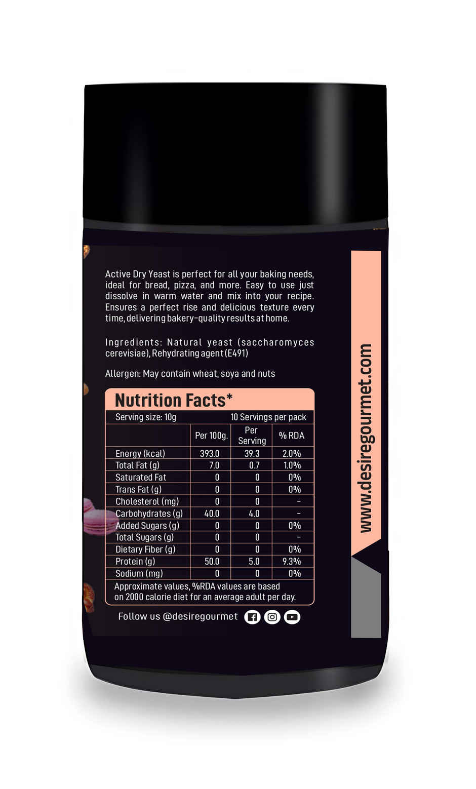 Desire Dry Yeast Powder | Easy & Quick | Baking Ingredients