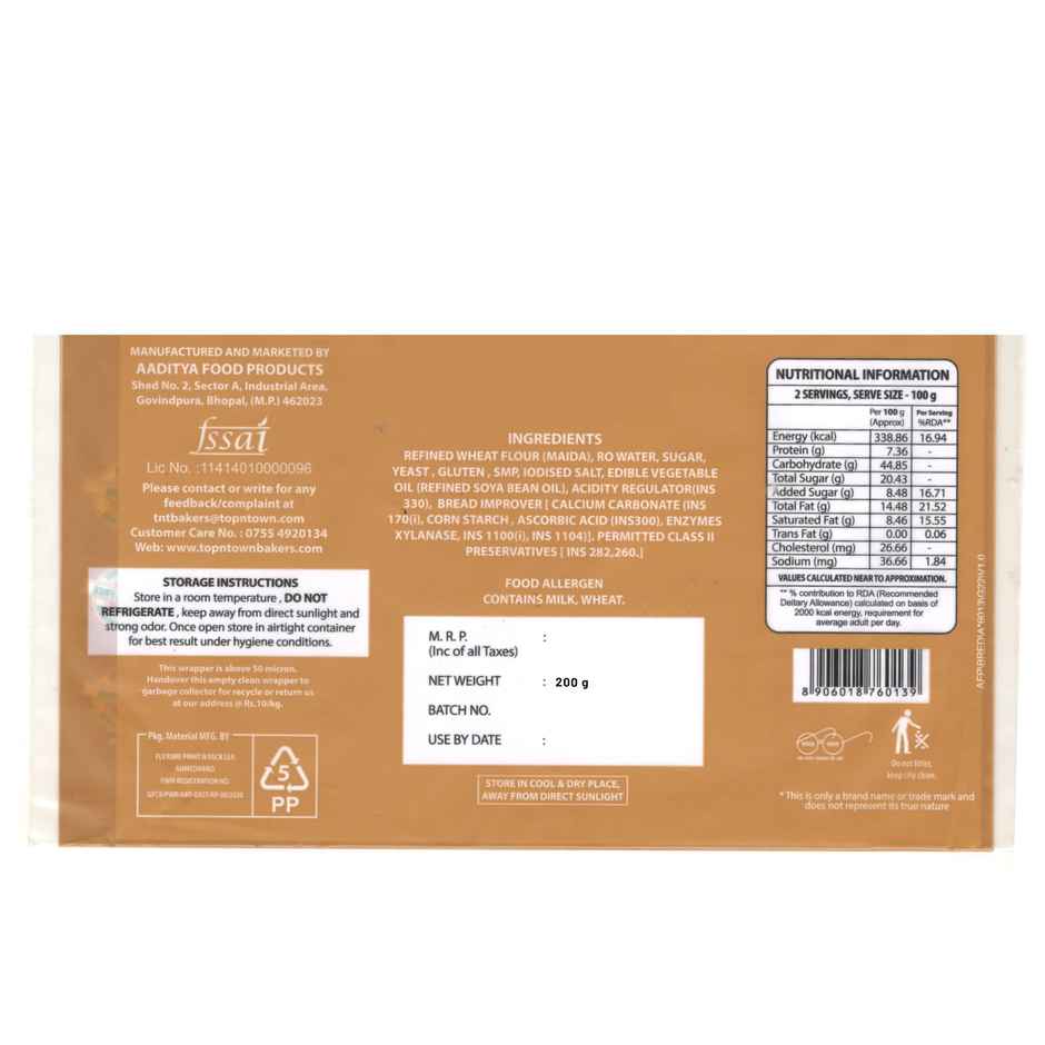 Top N Town Bread Pizza Base 7"