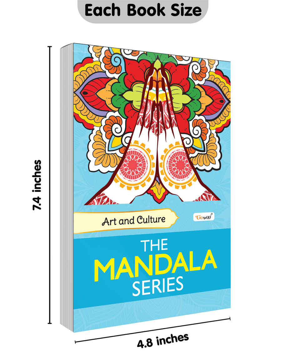 Art & Culture - The Mandala Series | Toddler Colouring Book | Relaxing & Mindfulness Coloring Book