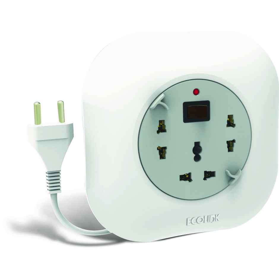 Ecolink By PhilipsExtension White 3 Socket Extension Boards, 1.5 m Cable - White