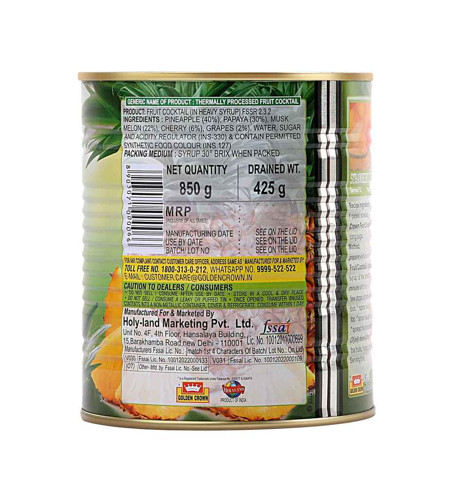 Golden Crown Fruit Cocktail