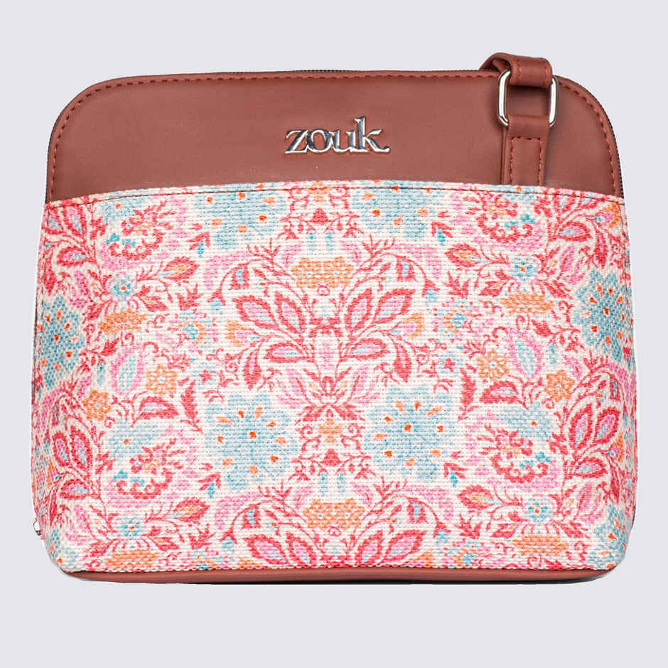 Zouk Mangalore Blossoms OOO Sling Bag - Multicolour