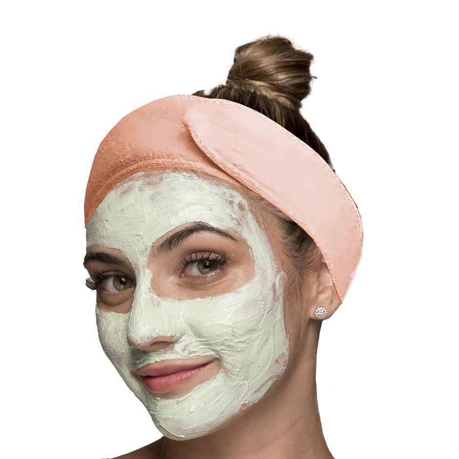 Microfiber Spa Headband With Velcro (Colour May Vary)