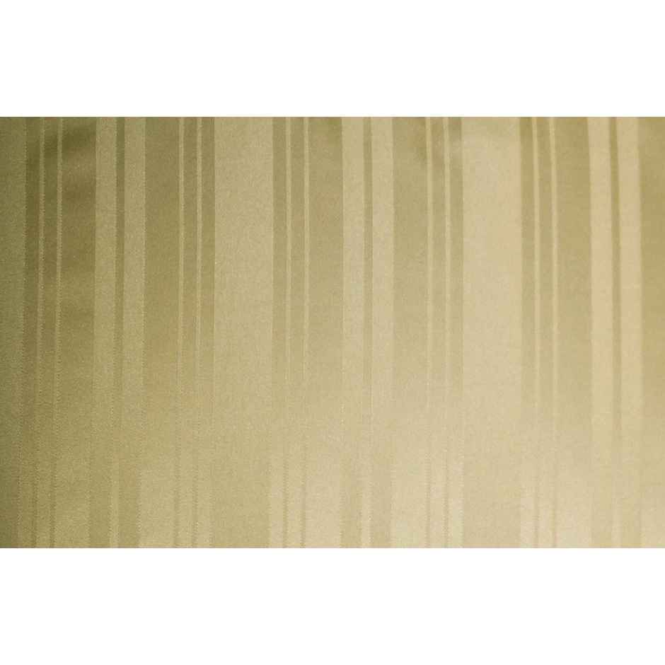 Lushomes Shower Curtain - Beige | Striped | Polyester | 10 Metal Eyelets | 6 x 6.5 ft