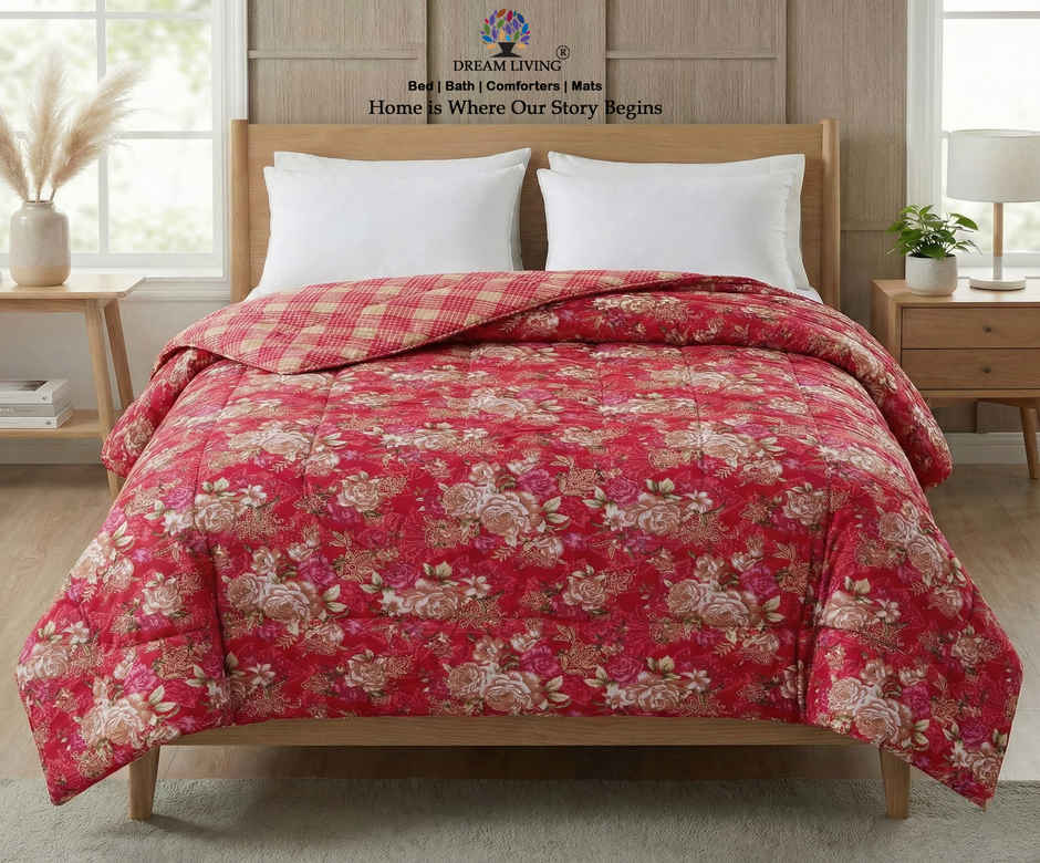 Dream Living Printed Reversible Double Bed AC Comforter 220 x 230 cm