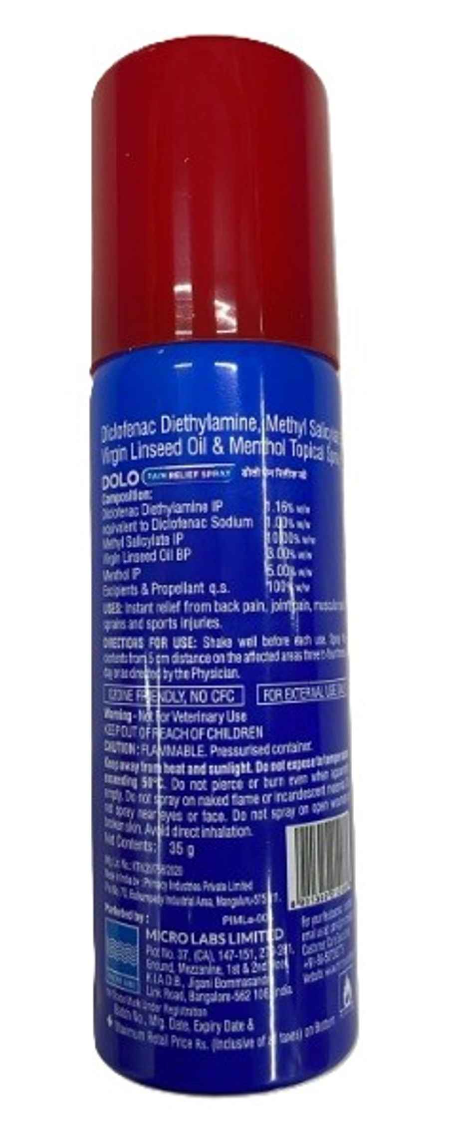 Dolo Pain Relief Spray