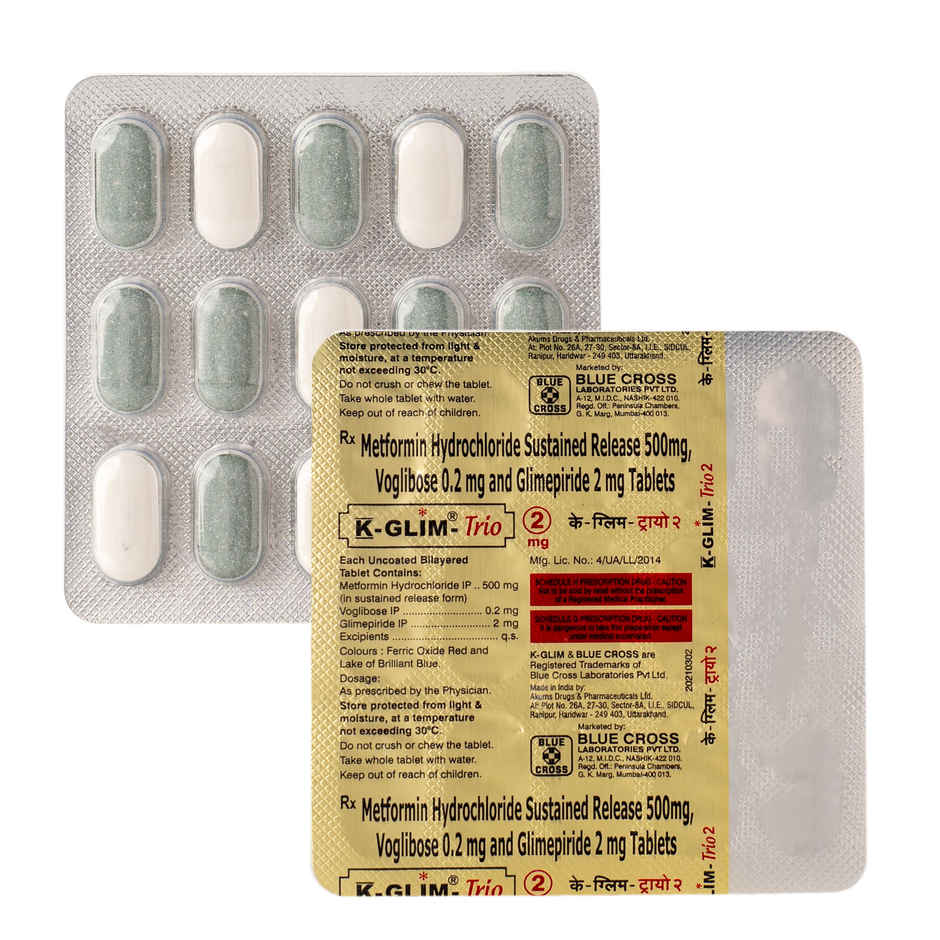 K-Glim-Trio 2mg Tablet SR