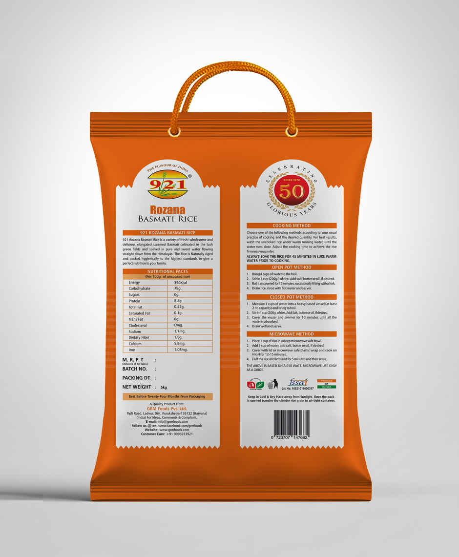 921 Rozana Basmati Rice