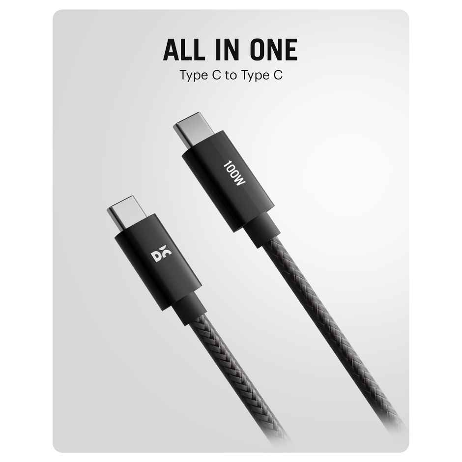 DailyObjects SURGE Kevlar Core USB-C 100W Charging Cable