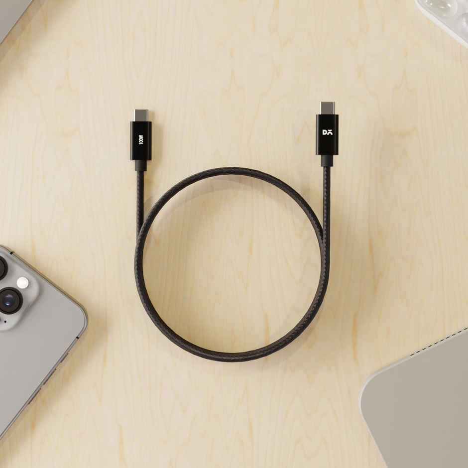 DailyObjects SURGE Kevlar Core USB-C 100W Charging Cable