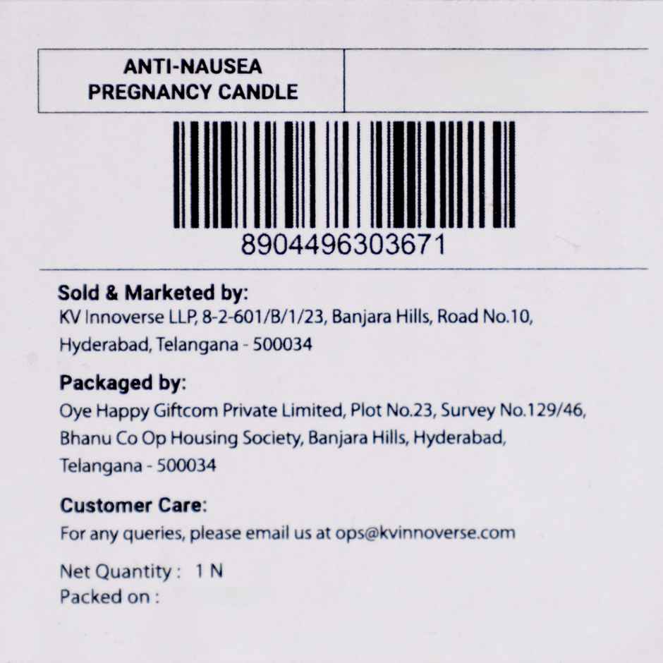 Happy Mail Anti-Nausea Pregnancy Candle