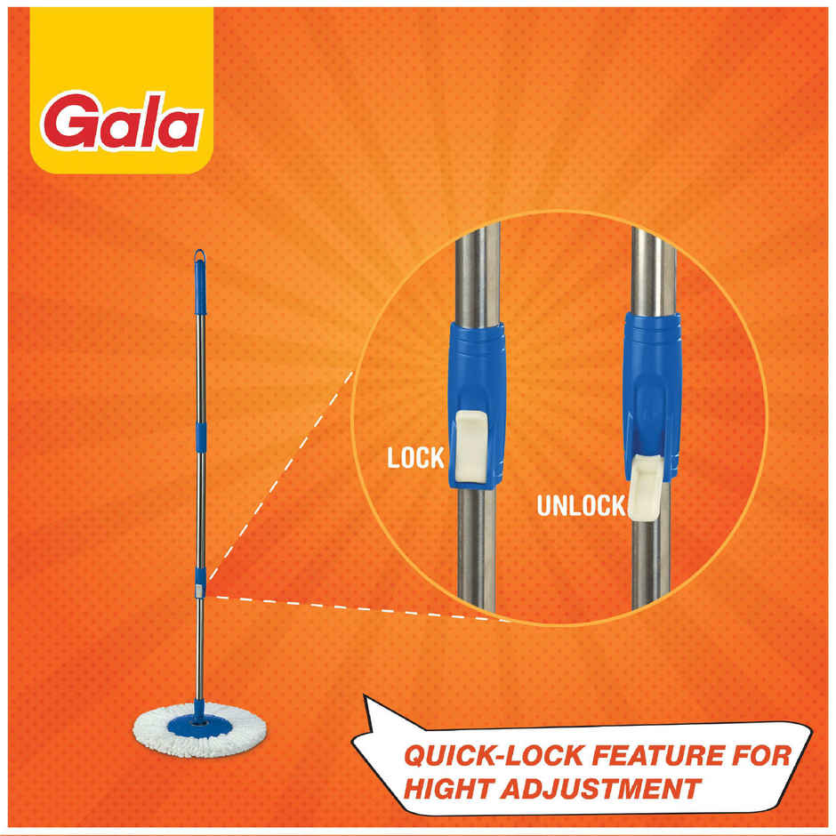 Gala Spin Mop Handle With Refill
