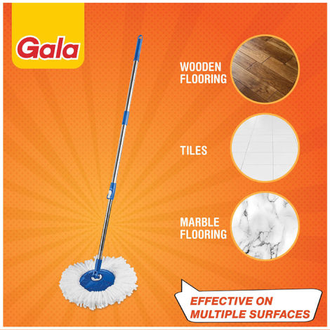 Gala Spin Mop Handle With Refill