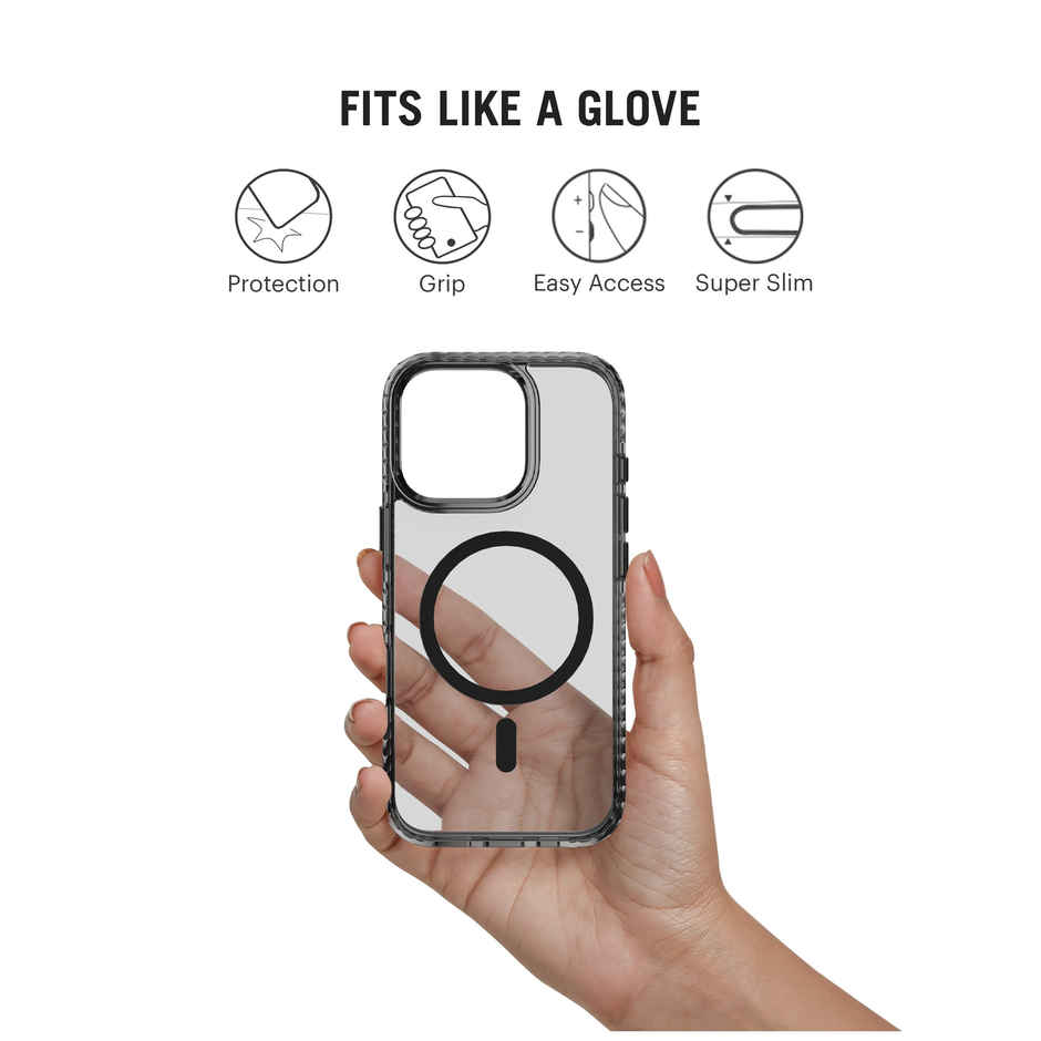 DailyObjects iPhone 16 Pro Max Stride 2.0 Clear MagSafe Phone Case