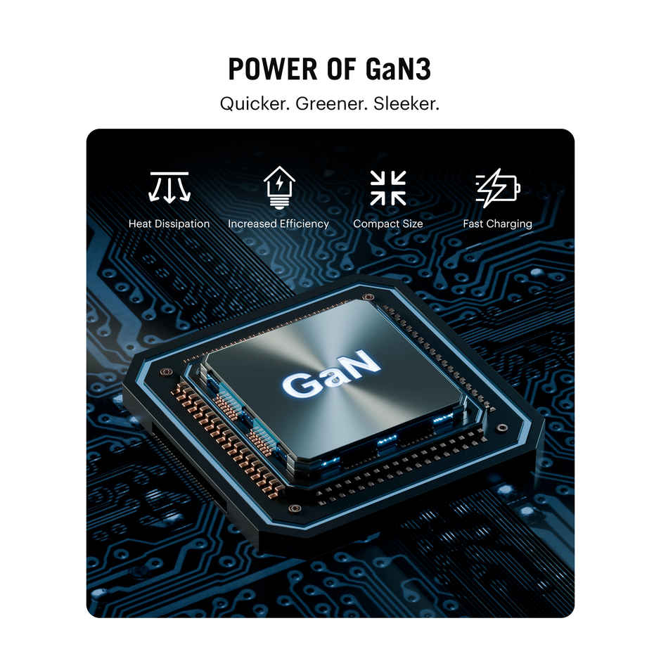 DailyObjects SURGE 3 Port 67W GaN Charger