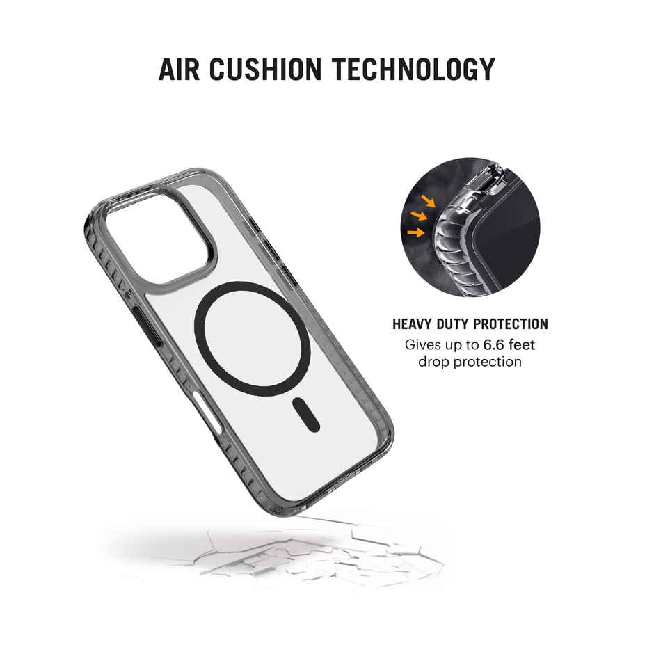 DailyObjects iPhone 16 Pro Max Stride 2.0 Clear MagSafe Phone Case