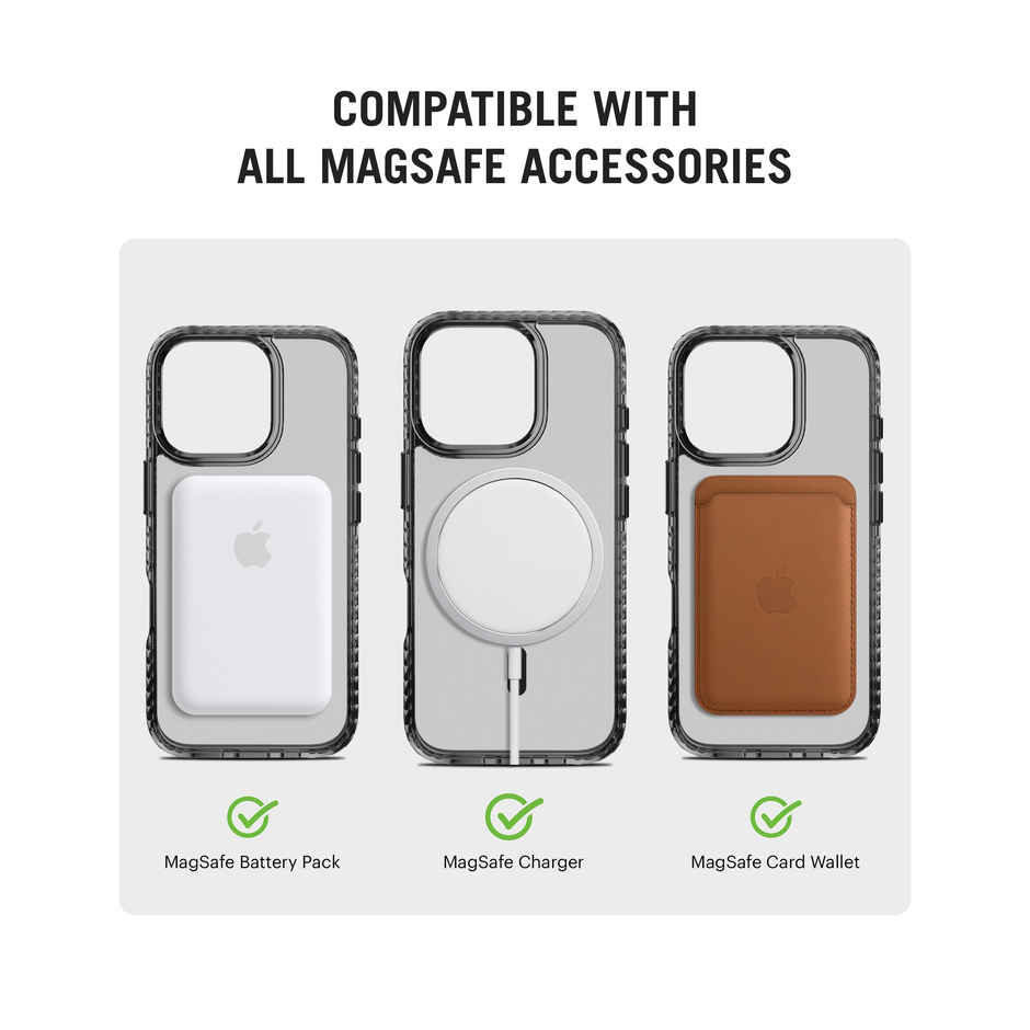 DailyObjects iPhone 16 Pro Max Stride 2.0 Clear MagSafe Phone Case