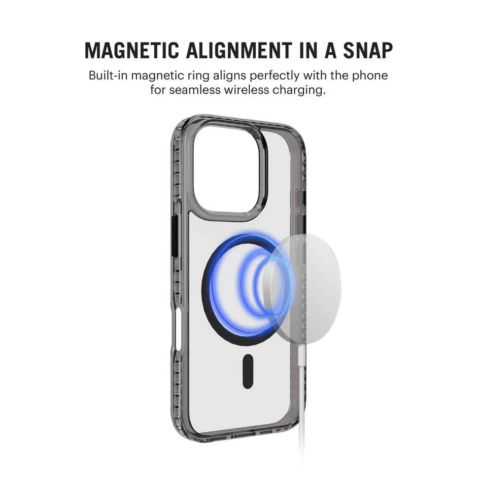 DailyObjects iPhone 16 Pro Max Stride 2.0 Clear MagSafe Phone Case