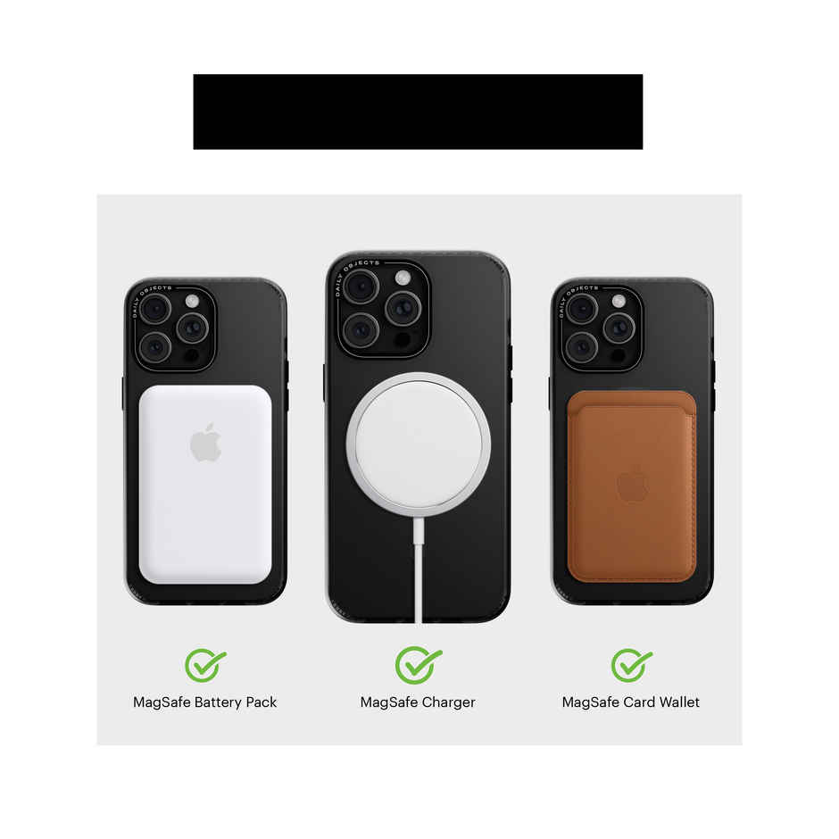 DailyObjects iPhone 14 Pro Max Black Nimbus MagSafe Phone Case
