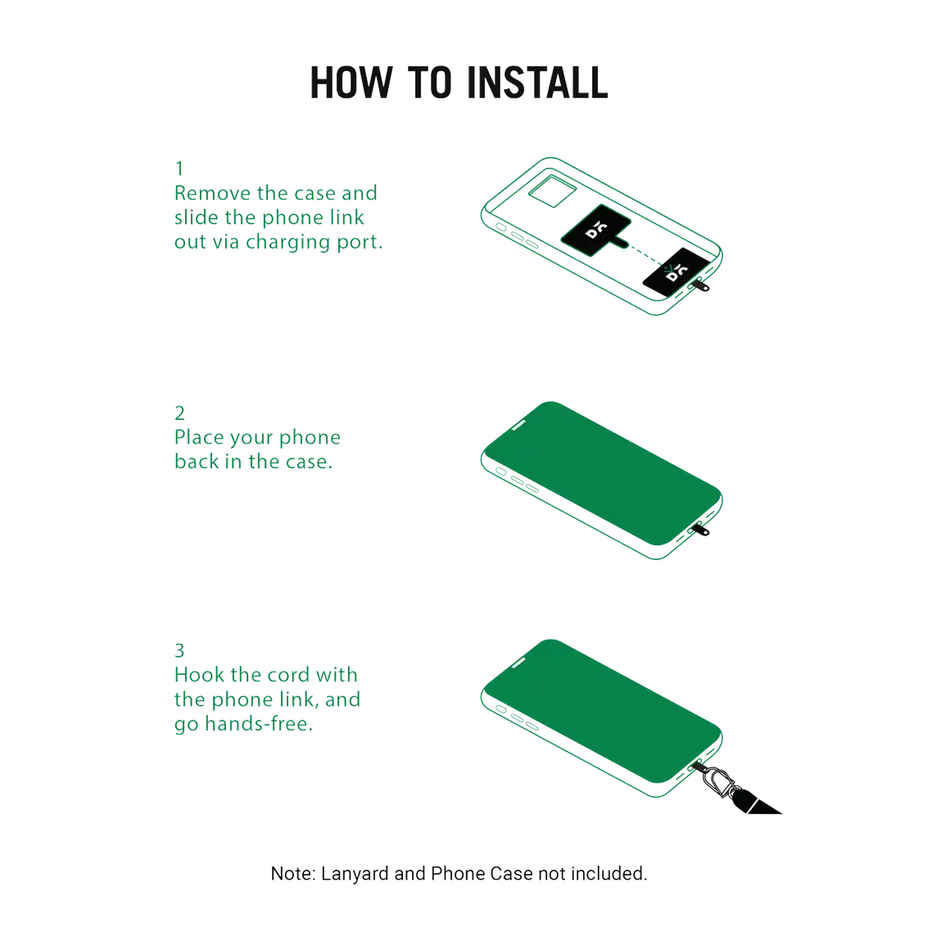 DailyObjects Phone Lanyard Link - Set of 2