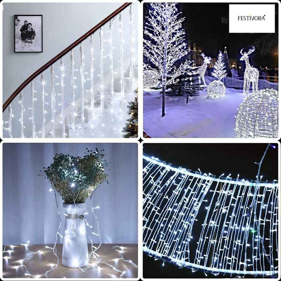 Festivora White Color Pixel Led String Light | Rice Light For Festival | Room Decoration