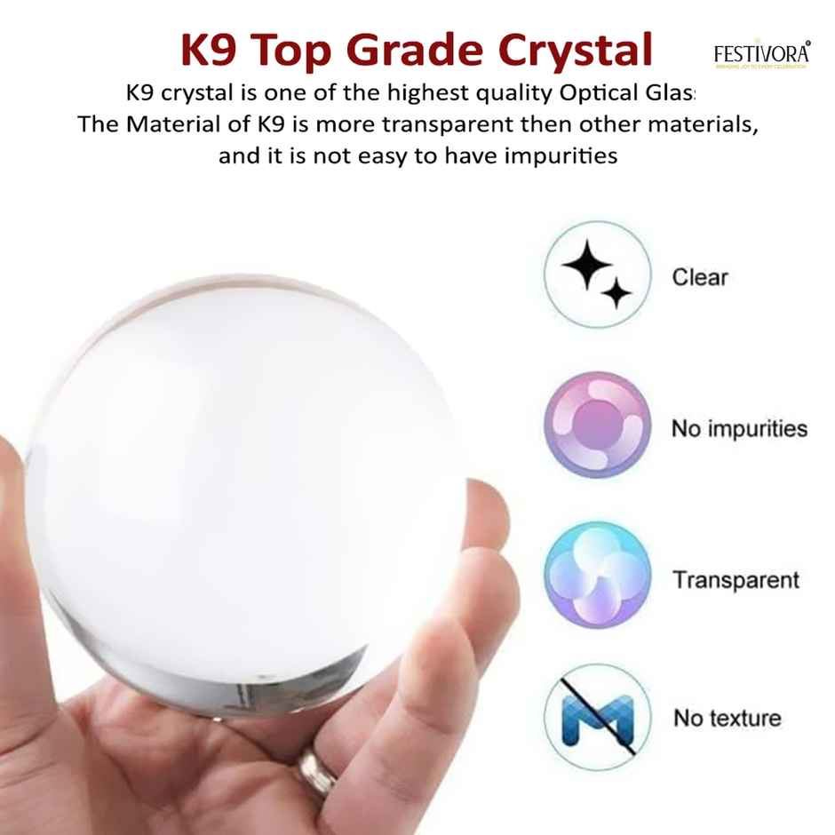 Festivora 3D Moon Crystal Ball Night Led Lamp | Gifting | Home Decor