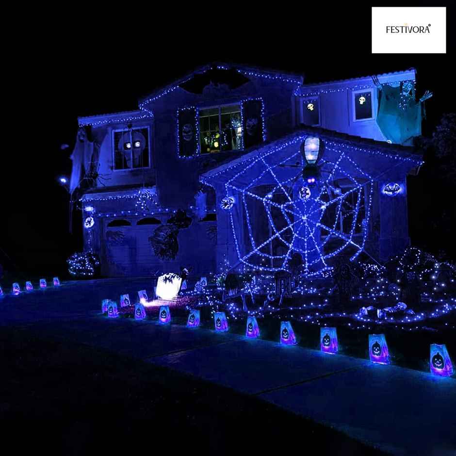 Festivora Blue Color Pixel Led String Light | Rice Light For Festival, Room Decoration