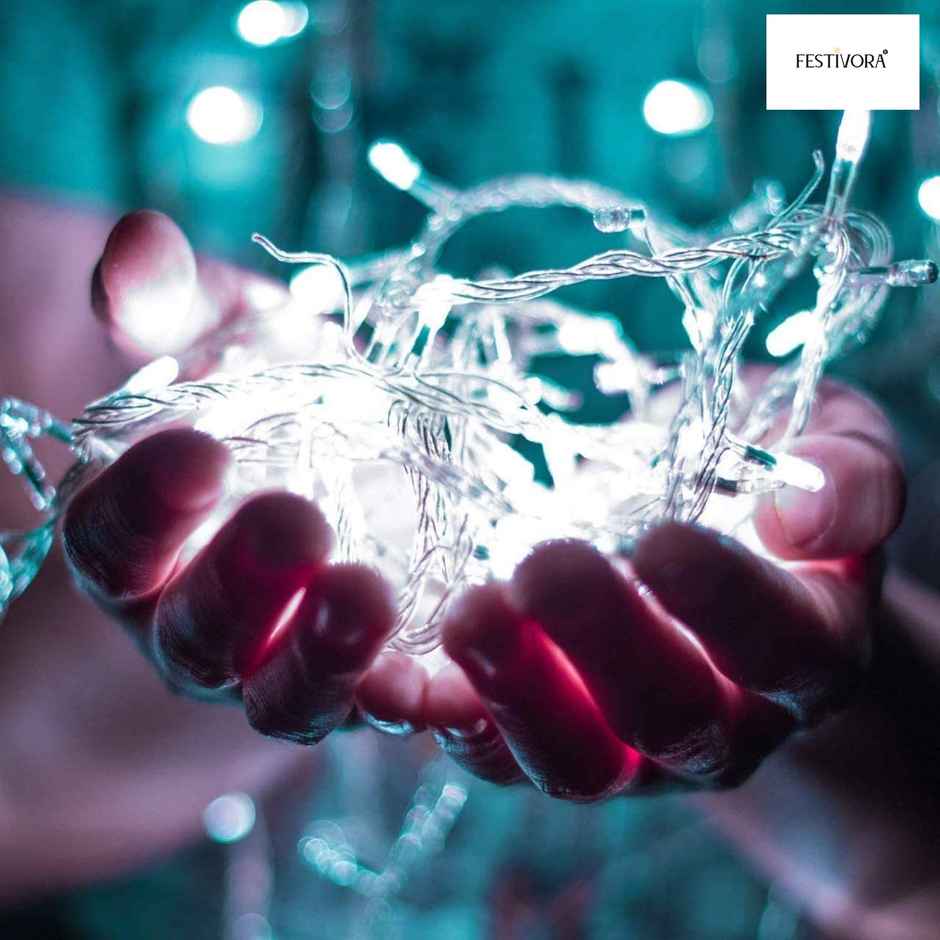 Festivora White Color Pixel Led String Light | Rice Light For Festival | Room Decoration