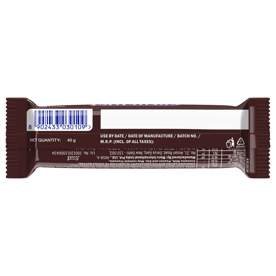 Snickers Peanut, Nougat & Caramel Chocolate Bar