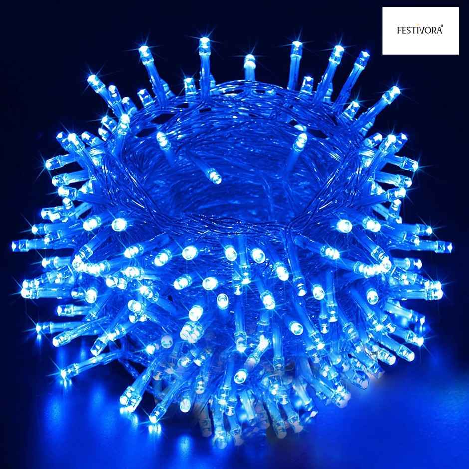 Festivora Blue Color Pixel Led String Light | Rice Light For Festival, Room Decoration