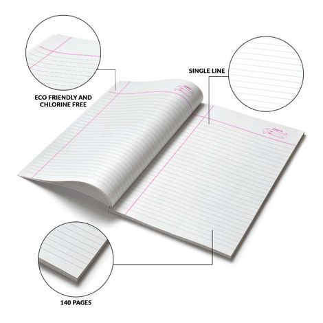 Classmate Interaktiv Single Line AR Notebook (297 x 210 mm, Assorted)