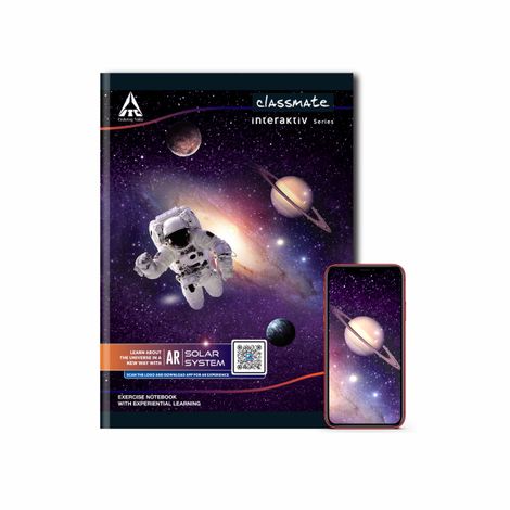 Classmate Interaktiv Single Line AR Notebook (297 x 210 mm, Assorted)