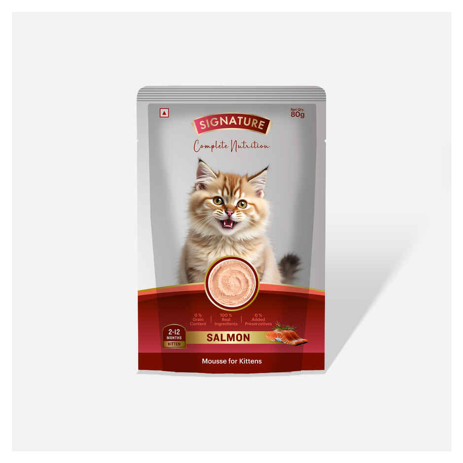 Signature Grain Zero Salmon Mousse Kitten Wet Food