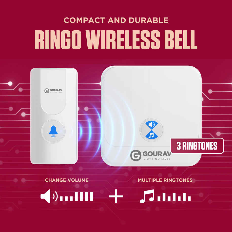 Gourav Ringo Wireless Door Bell with Remote