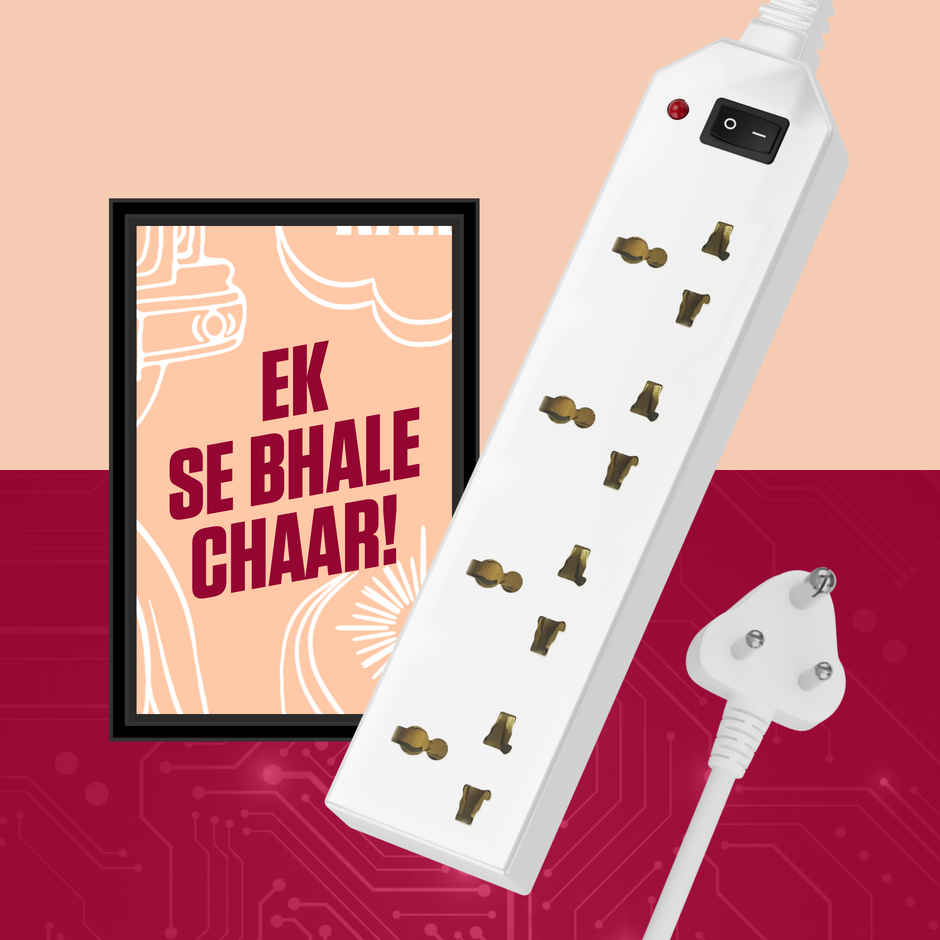 Gourav ProGuard 4 Plus 1 4 Meter Power Strip