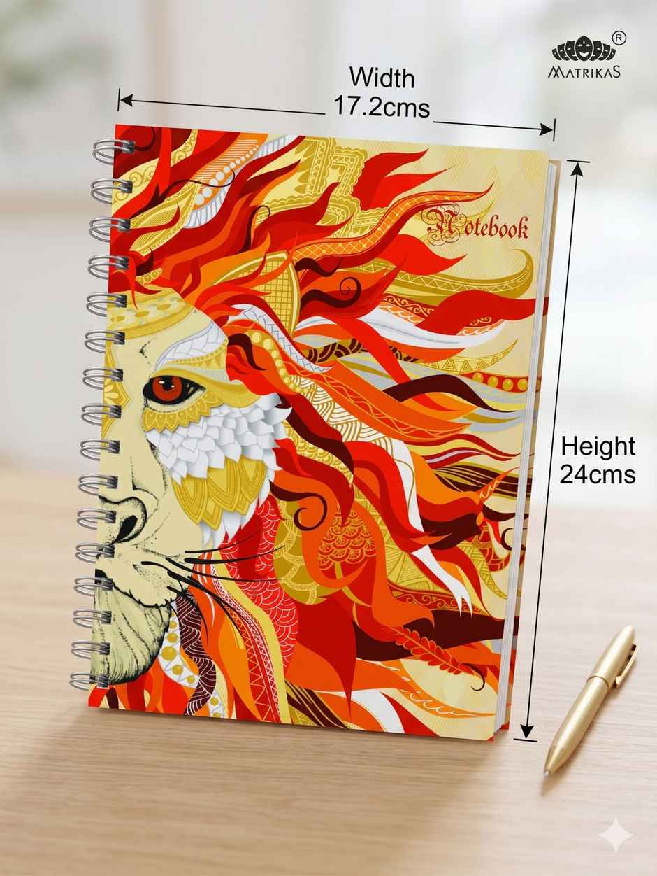Matrikas Premium Sprial Notebook |Ruled| Wire-O-Wire | B5 Size | 224 Pages