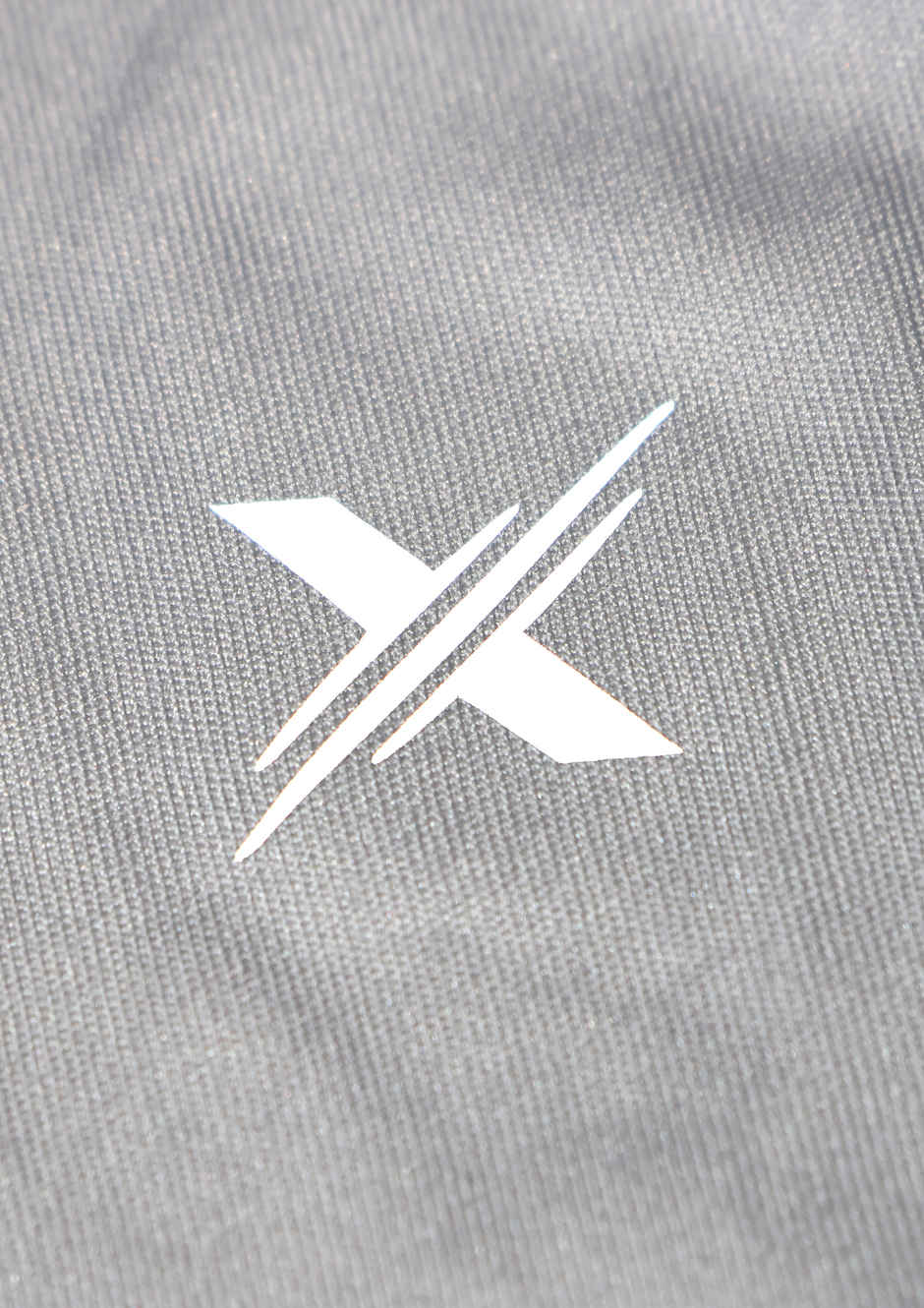 FTX Men's Full Sleeve Solid Polyester Casual Sports T-Shirt | Regular Fit | Light Grey - L