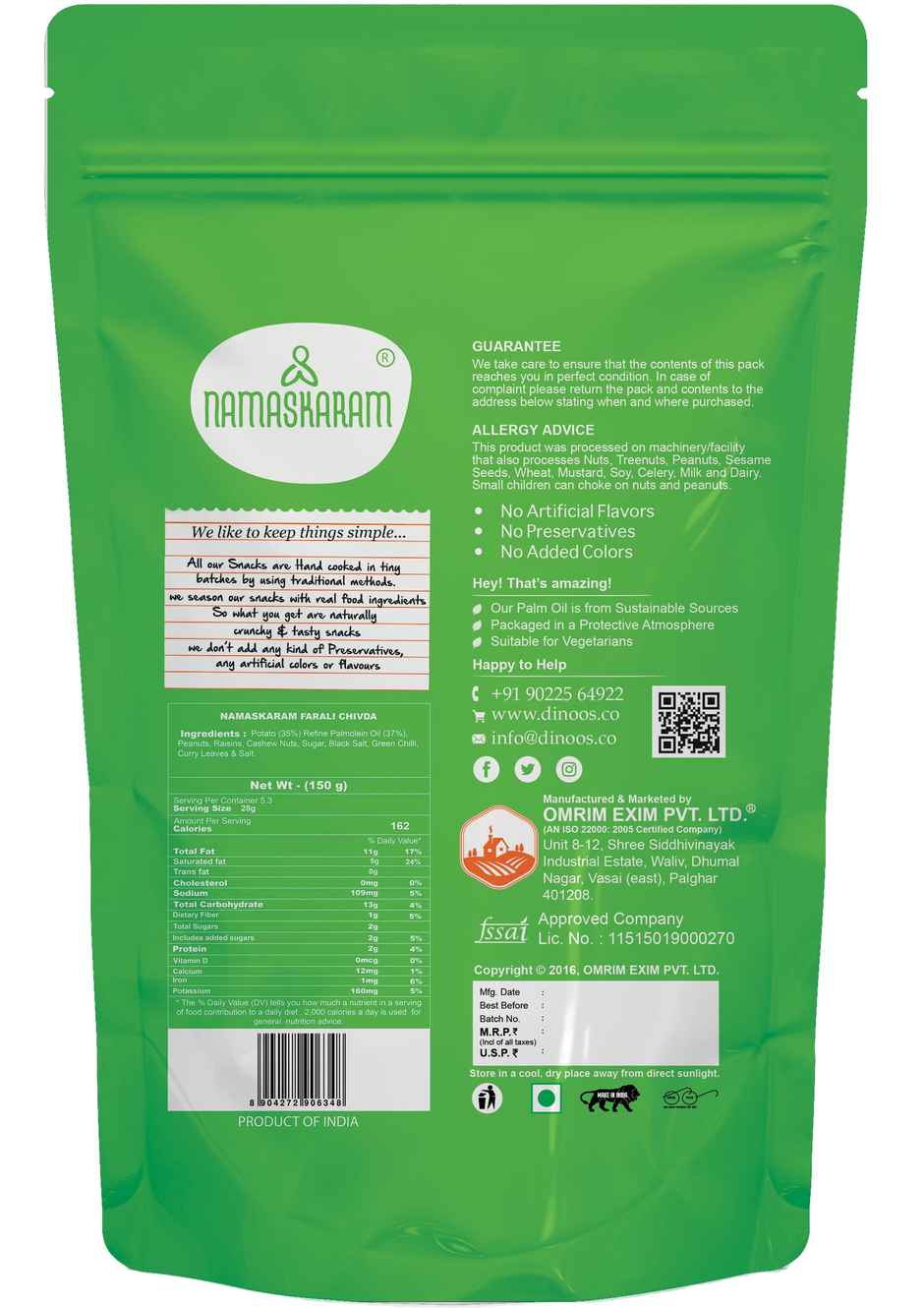 Namaskaram Farali Chivda