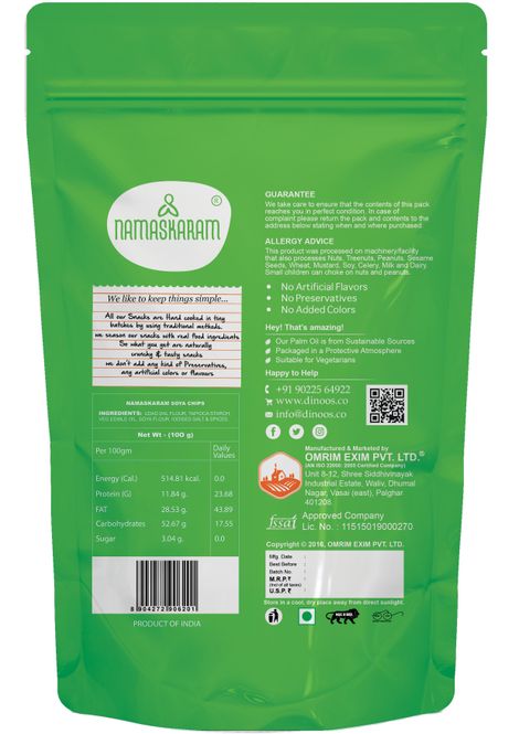 Namaskaram Soya Chips