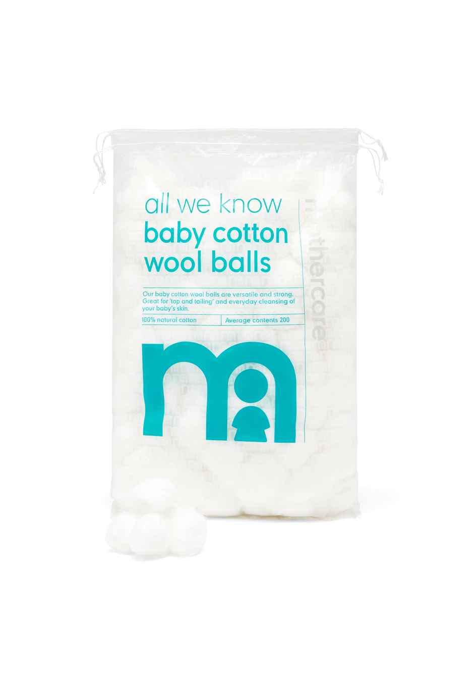 Mothercare Cotton Wool Balls White