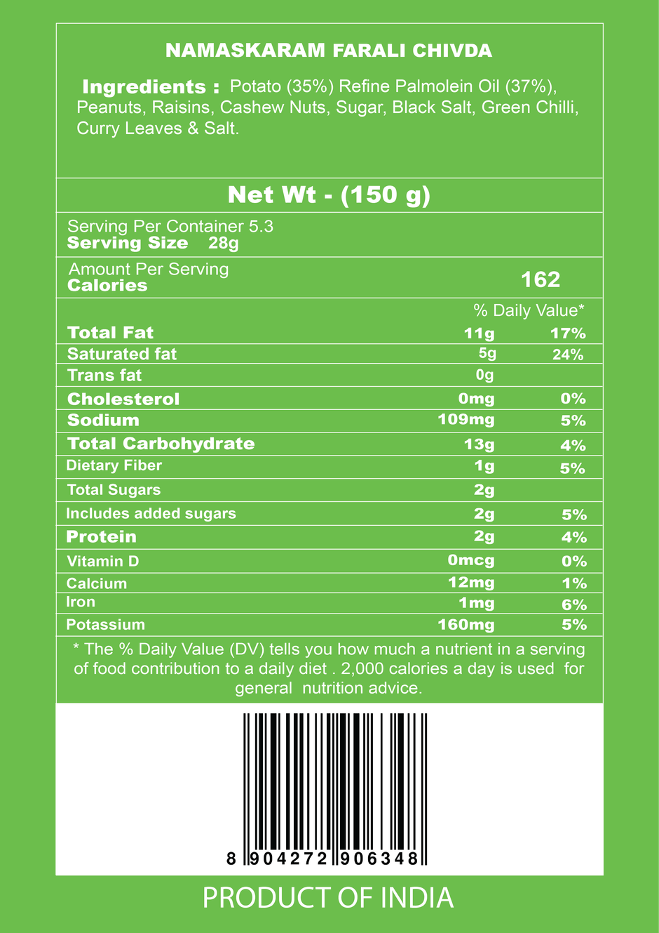 Namaskaram Farali Chivda