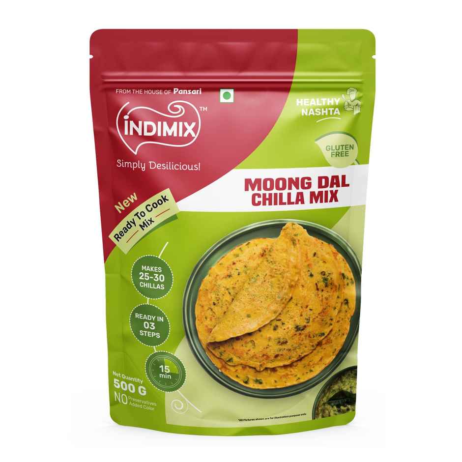 Indimix Moong Dal Chila From The House Of Pansari
